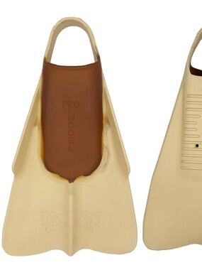 Pro Model Beige & Brown Swim Fins